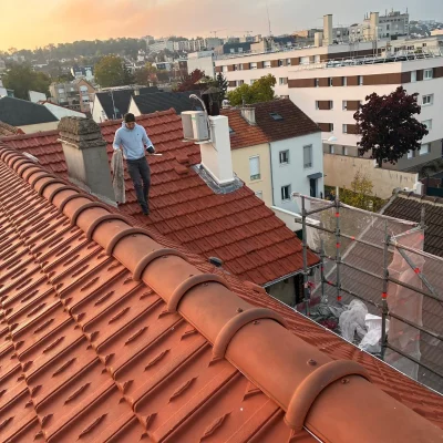 Réfection toiture tuiles 28