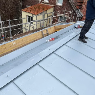 Réfection toiture zinc 28 Lutaescher Couverture