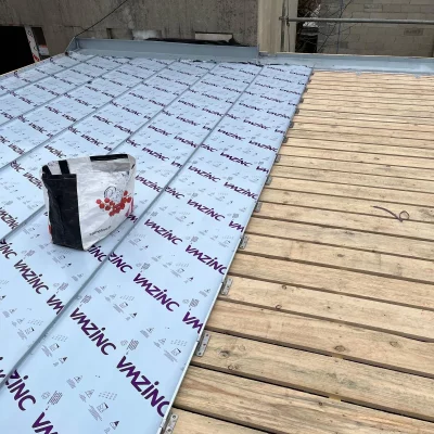 Rénovation toiture en zinc 28