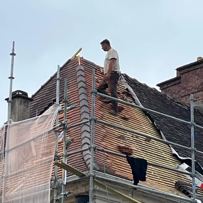 Rénovation toiture tuiles plates 28