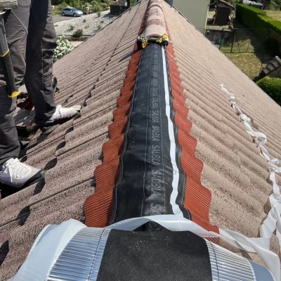 Réparation faîtage toiture à Chartres